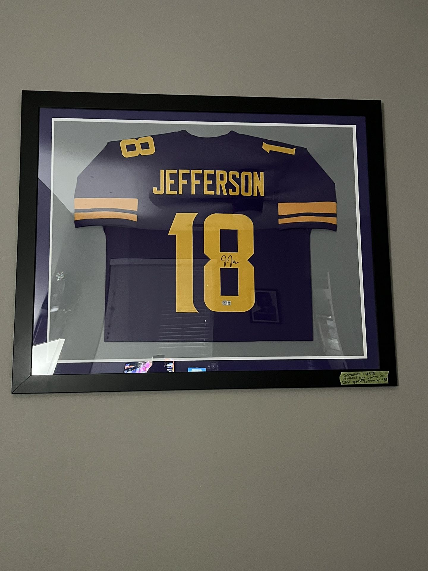 Justin Jefferson Signed jersey for Sale in Salinas, CA - OfferUp