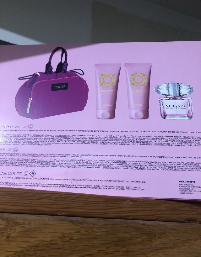Versace Bright Crystal Perfume Giftset 3.0oz