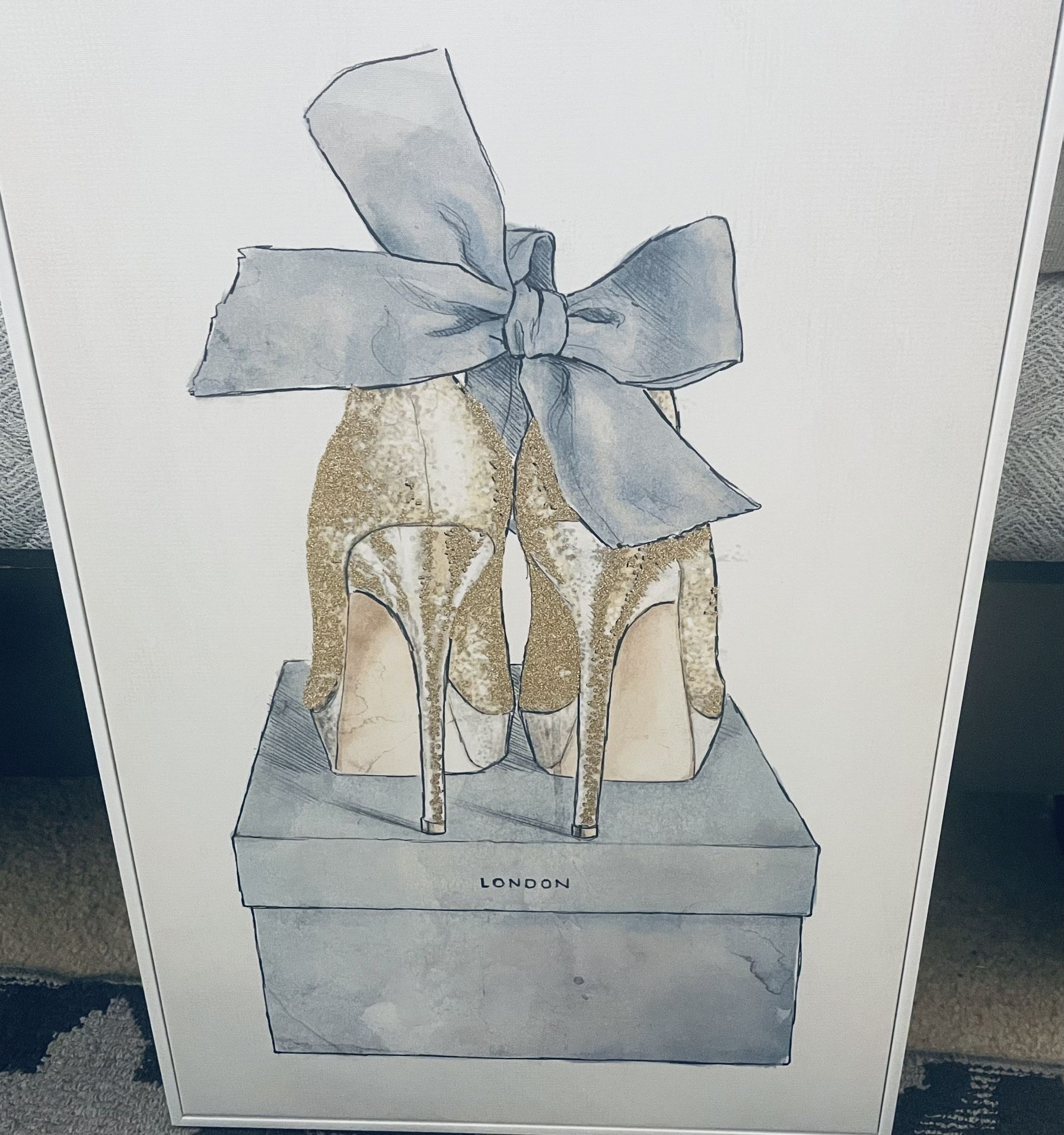 London Style Wall Photo With Frame