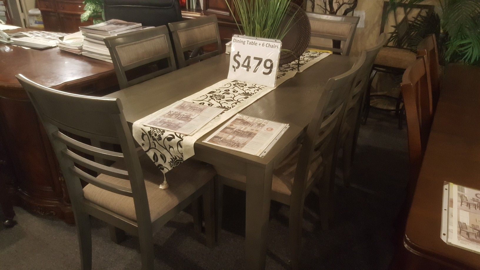 Brand new gray dining set,All Products : American Fashion Style Bags On Sale