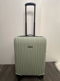 BCBG Mint Green Hardside Carry-On Luggage