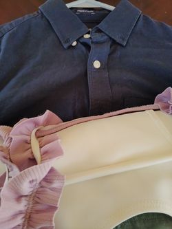 camisas de manga larga de hombres$5 cada una