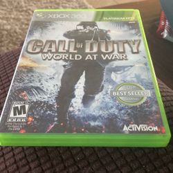 X Box 360 call Of Duty World At War