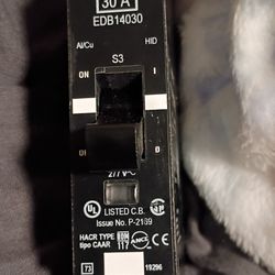 Single 30A Circuit Breaker Square D