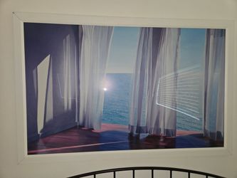 5' W by 3'-3" framed print