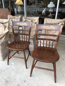 Set 6 Hitchcock Chairs