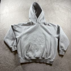 TNA Sweatfleece Hoodie Womens XS Gray Mega Fit Pullover Cozy Fleece Sweater#1989