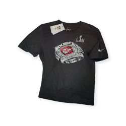 Kansas City Chiefs Nike Mens Four-Time Super Bowl Champions T-Shirt - Anthracite