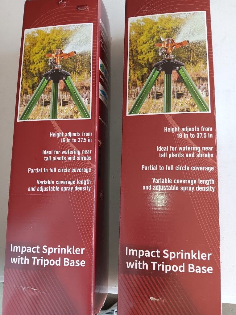 Sprinkler System With Tripod Base Brand New $20 Each
