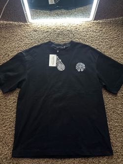 Chrome Hearts Black Graphic T-Shirt with Tags