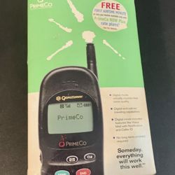 Vintage 1997 Qualcomm QCP2700 Mobile Dual Band Black Cell Phone