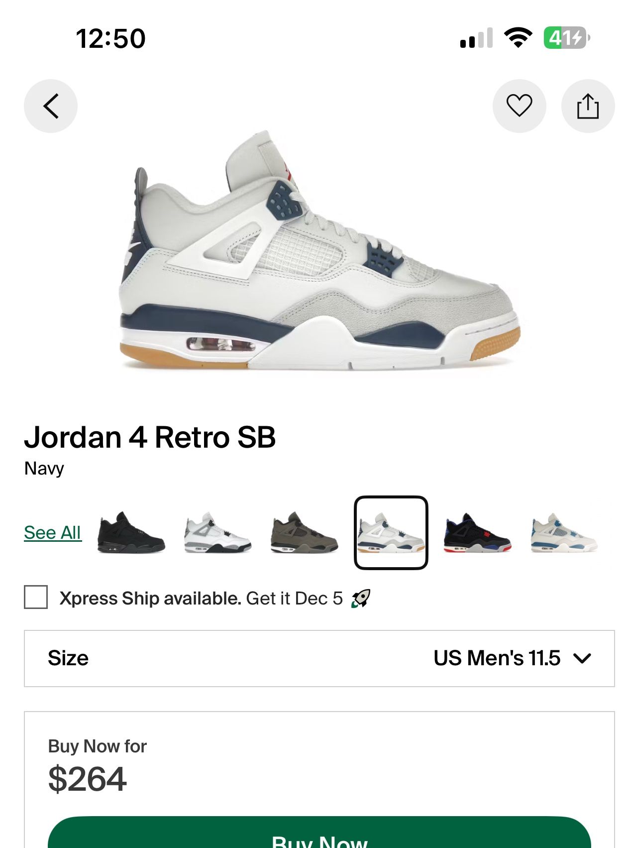 Jordan 4 Retro Sb