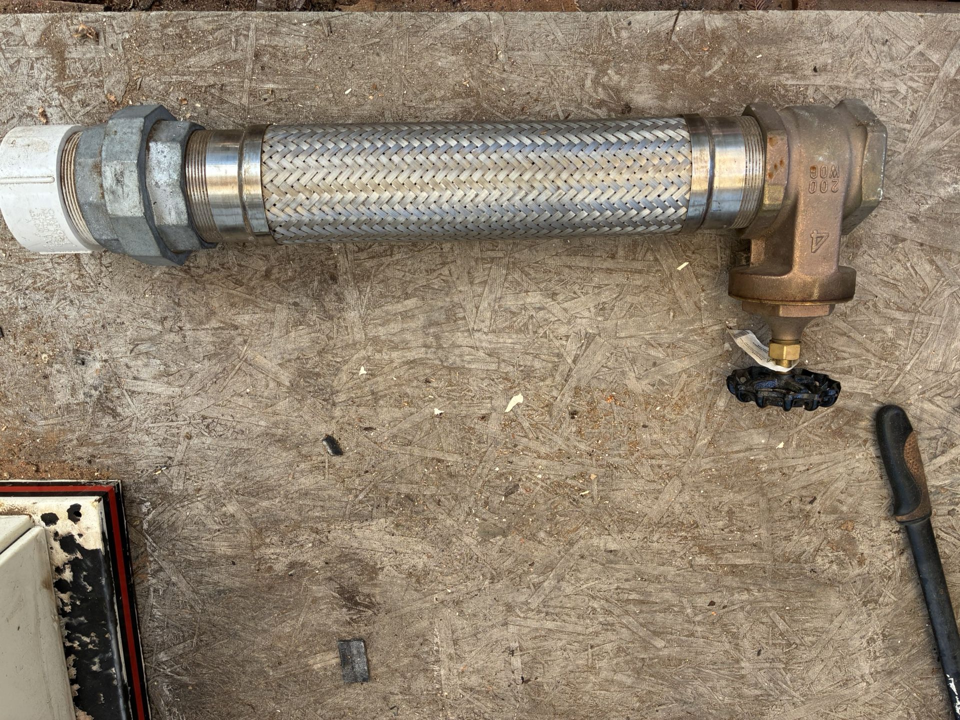 4” Water Tank Connector W/valve
