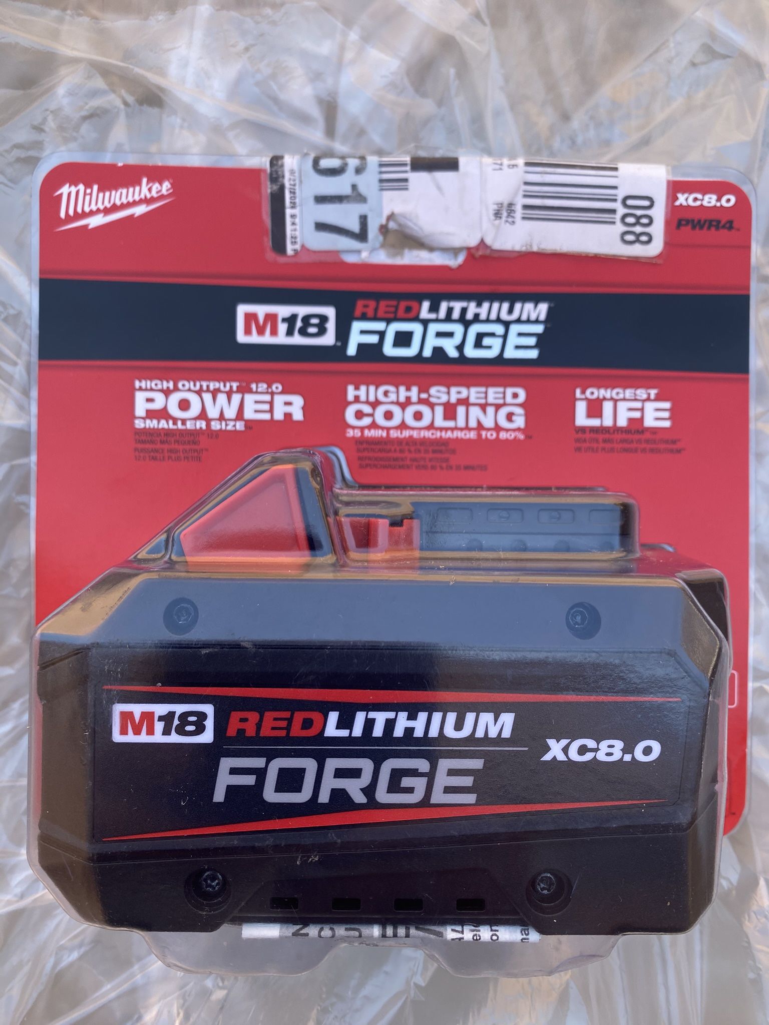 Milwaukee Battery 8.0 Forge New 🆕 M18