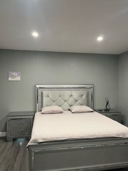 Bedroom set with mattress