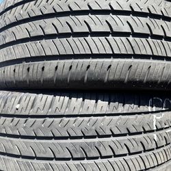 (2) 255/45R20 PAIR OF USED TIRES ADVANTA 80% LIFE !