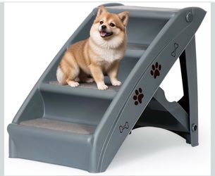 Gray Folding Pet Stairs - 21D