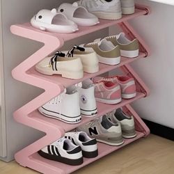 BNWT! Super Cute Pink Shoe Organizer Rack