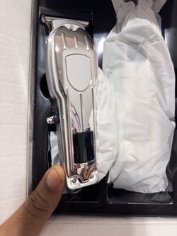 Professional Hair Clipper Chrome Metal Body