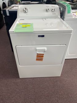 Maytag 7- cu ft vented Electric Dryer white -1 year warranty