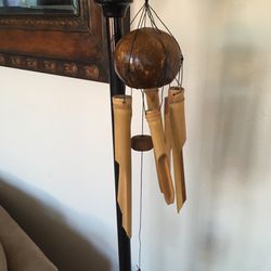 Rustic Coconut/Bamboo Wind Chime