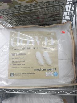 Charter Club Premium White Down Comforter Full/Queen