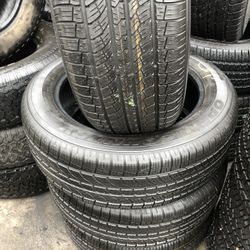 SET OF FOUR TIRES GOOD USED 245/55/19 TOYO OPEN COUNTRY SEMI NEW 95%TREAD LIFE $280 PRICE INCLUDE PROFESIONAL ISTALATION AND TAX