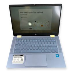 as Is, Burn Damage On Screen Chromebook X360 Touchscreen Flip Chromebook 14b-cd0130wmm 4GB RAM 64GB 14” 