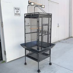 (New) $130 Bird Cage 61-inch Tall with Rolling Stand for for Parrots Parakeets Conures Lovebird Cockatoo