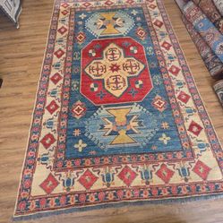 Handknotted Wool Rug 7'3x11'11