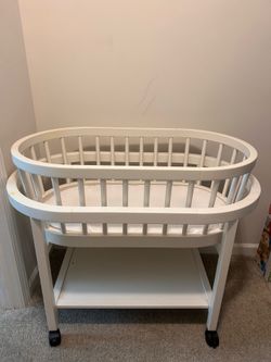 Beautiful bassinet on wheels!