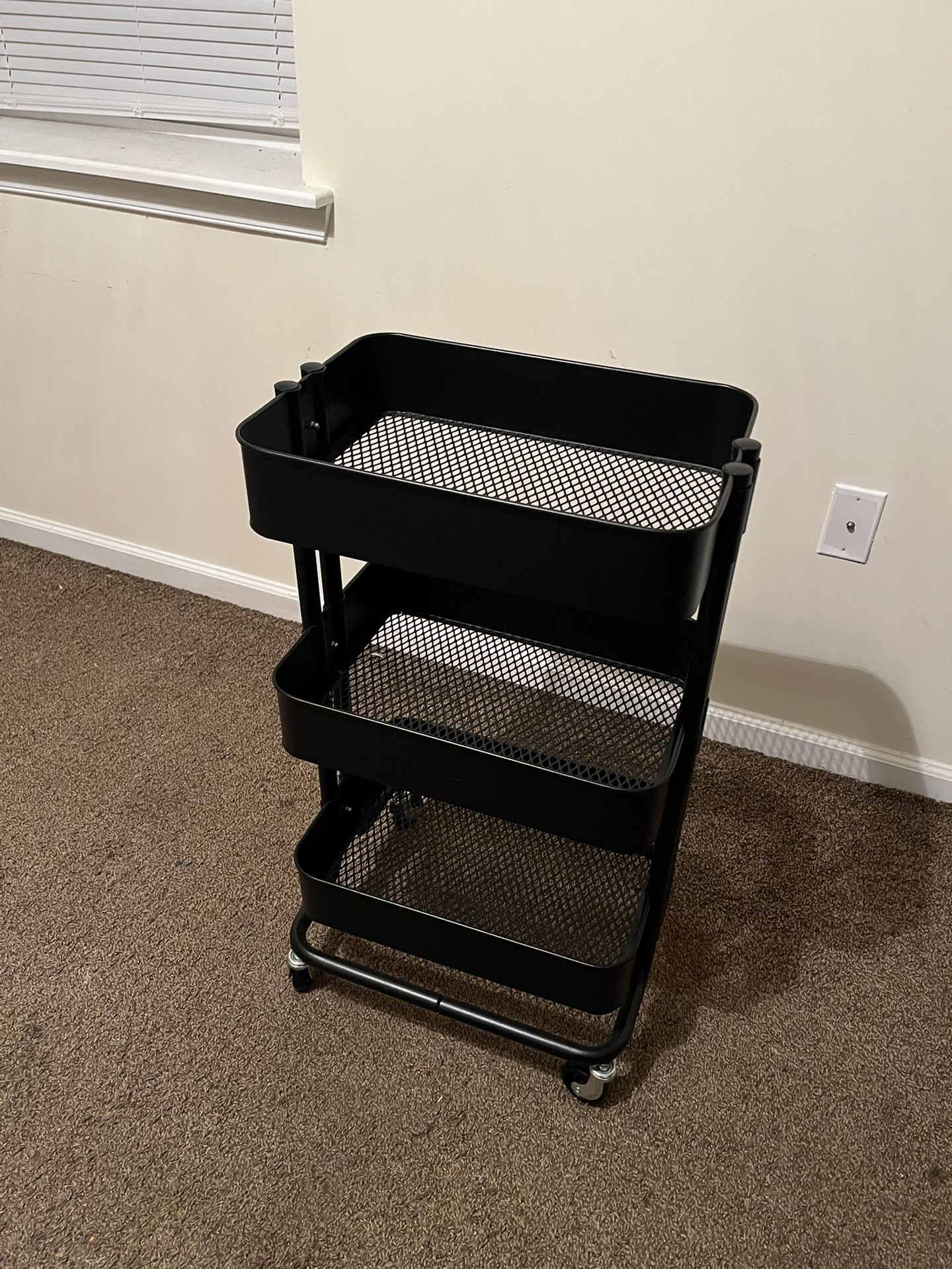 3-Tier IKEA Rolling Utility Cart – Like New