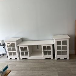 TV Stand & Entertainment Set (TV NOT included) 