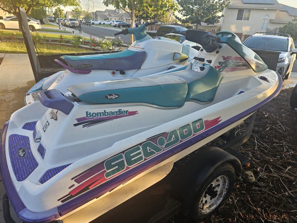 Two JET skies With Their Own Trailer For Sale