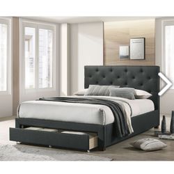QUEEN BEDFRAME ( FREE DELIVERY )