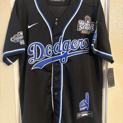 LA Dodgers Jersey (Black/Blue)