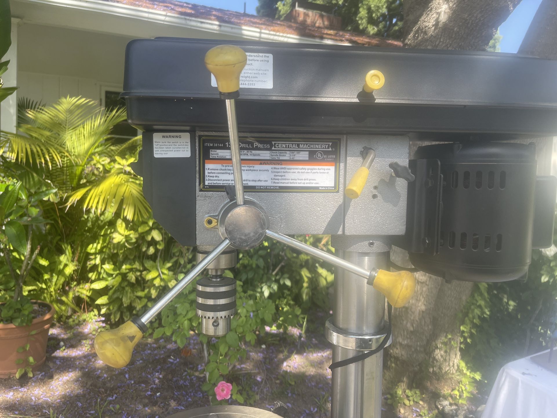 Central Machinery 13” drill Press