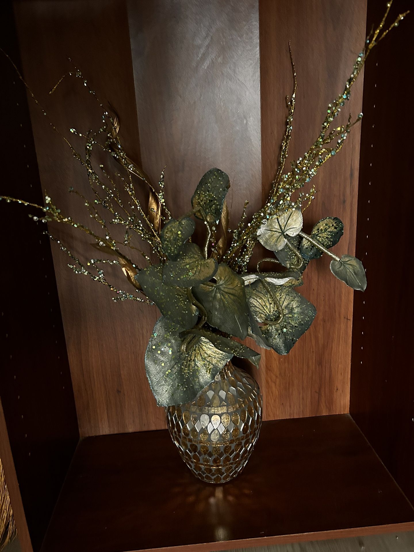 Pier One Glass Mosaic Planter 