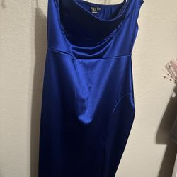 Blue Windsor dress