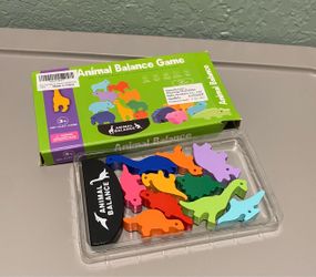 Animal Balance Game, Wooden Toy, Montessori Toy, Learning Toy. NEW