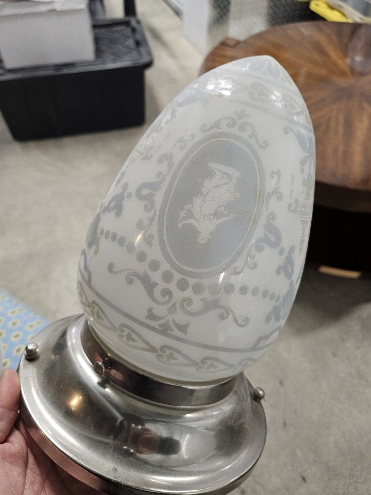 Antique Overhead Lamp