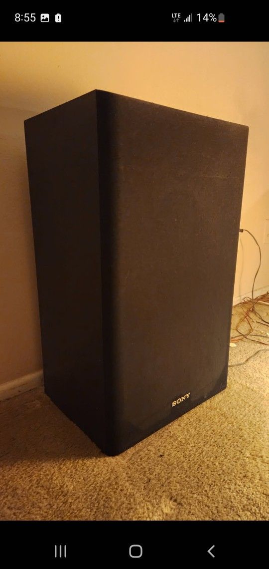 2 Sony Speakers Excellent Condition For The House ONLY $30 FOR BOTH