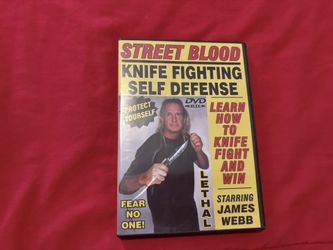 Street Blood Knife Fighting DVD with James Webb