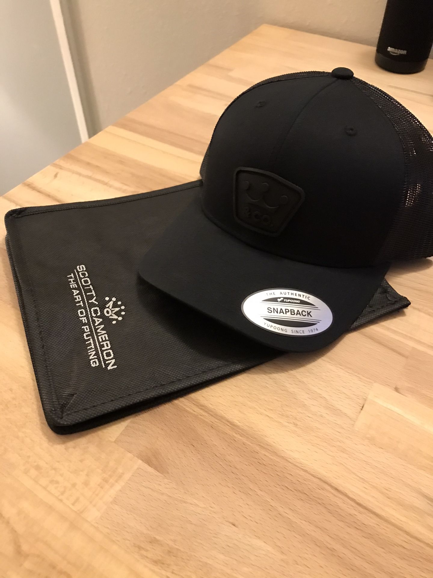 Scotty Cameron - Crown & Co. Hat - NEW - Black on Black! π€π