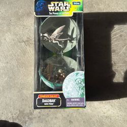 Star Wars The Power of the Force Complete Galaxy Dagobah with Yoda Action Figure 3.75 Inches