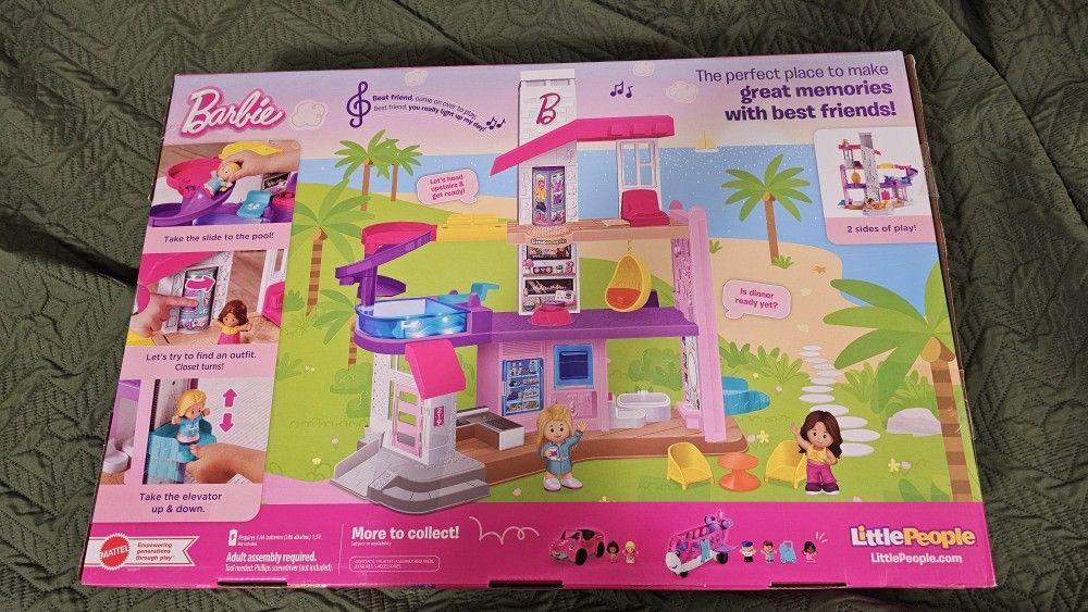 Fisher price little people barbie dream Home