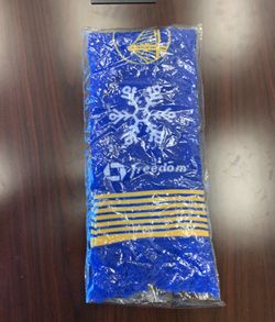 GOLDEN STATE WARRIORS CHRISTMAS STADIUM GIVE AWAY SCARF 12-25-25