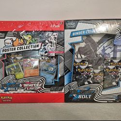 Black bolt binder collection with unova poster collection