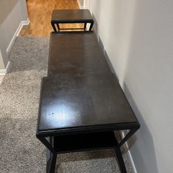 Coffee Table Set With Side Tables