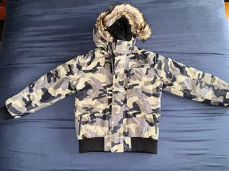 Camo North Face Jacket Boys Small